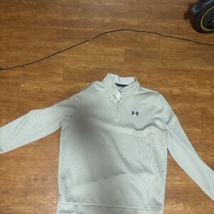 Under armour tan pullover - large